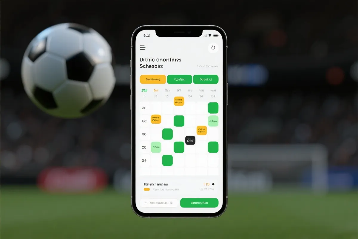 世界杯App界面示意