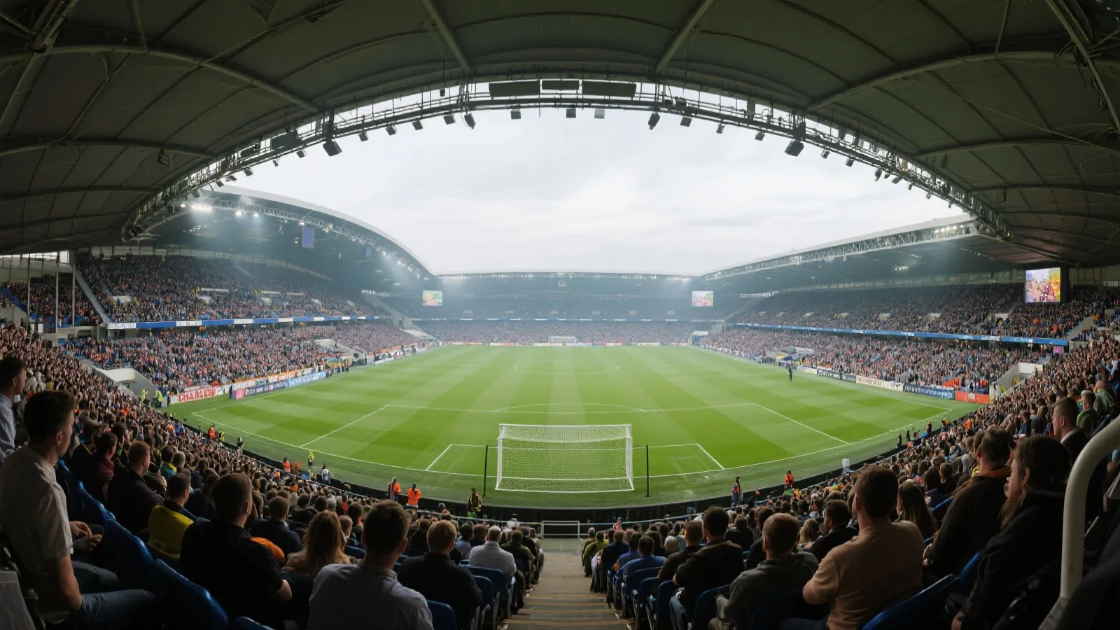 现代足球场与观众